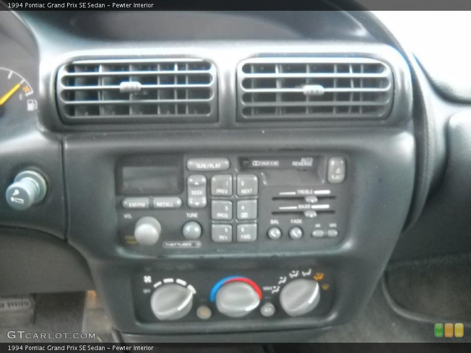 Pewter Interior Controls for the 1994 Pontiac Grand Prix SE Sedan #40175145