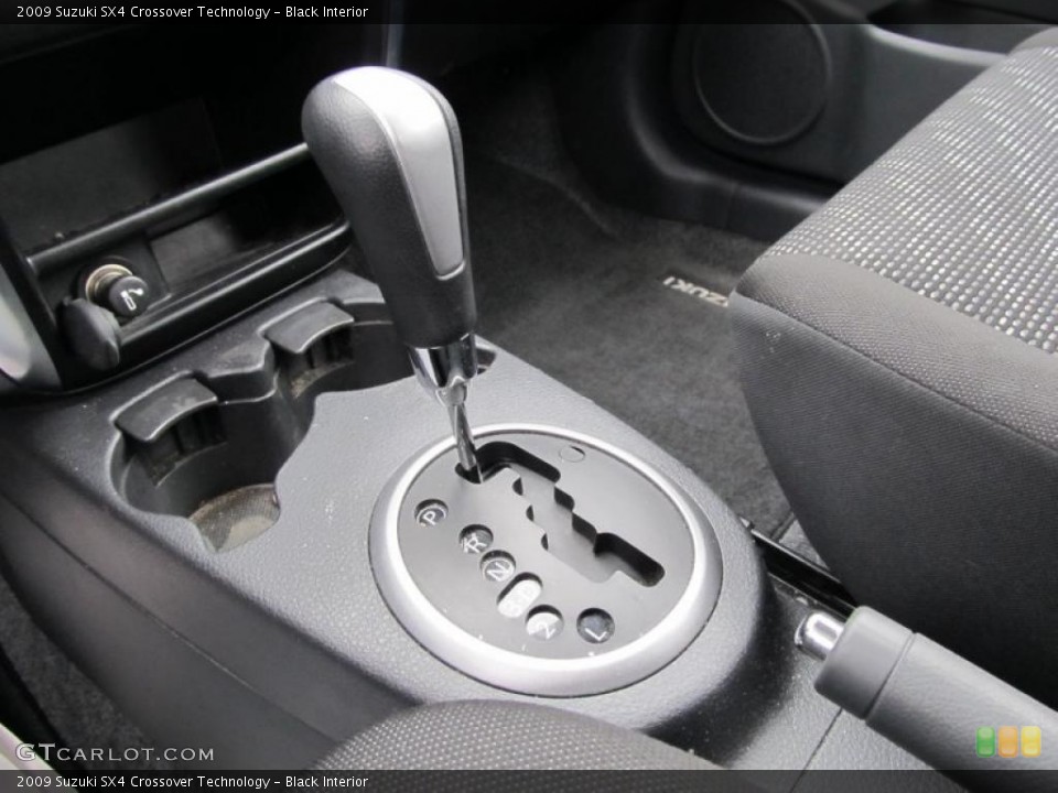 Black Interior Transmission for the 2009 Suzuki SX4 Crossover Technology #40175723