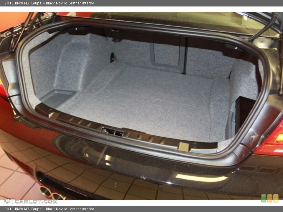 Black Novillo Leather Interior Trunk for the 2011 BMW M3 Coupe #40176885