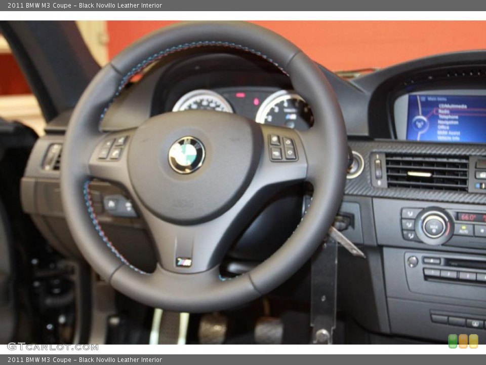 Black Novillo Leather Interior Steering Wheel for the 2011 BMW M3 Coupe #40177101