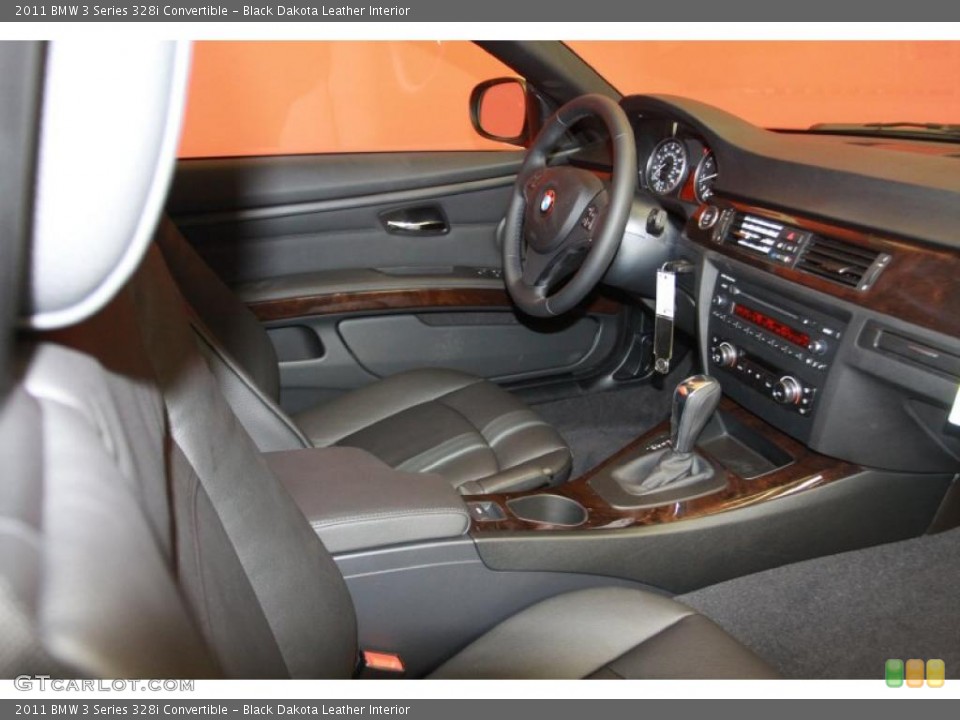 Black Dakota Leather Interior Dashboard for the 2011 BMW 3 Series 328i Convertible #40177269