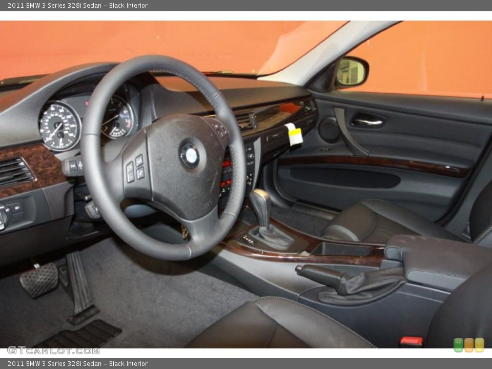 Black Interior Prime Interior for the 2011 BMW 3 Series 328i Sedan #40177721