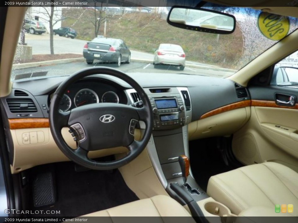 Camel Interior Prime Interior for the 2009 Hyundai Sonata Limited #40177765