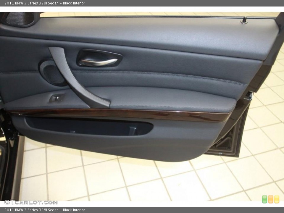 Black Interior Door Panel for the 2011 BMW 3 Series 328i Sedan #40177829