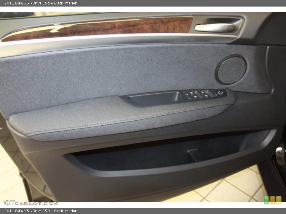 Black Interior Door Panel for the 2011 BMW X5 xDrive 35d #40178582