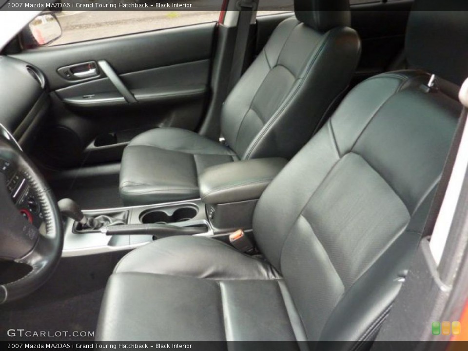 Black Interior Photo for the 2007 Mazda MAZDA6 i Grand Touring Hatchback #40178662