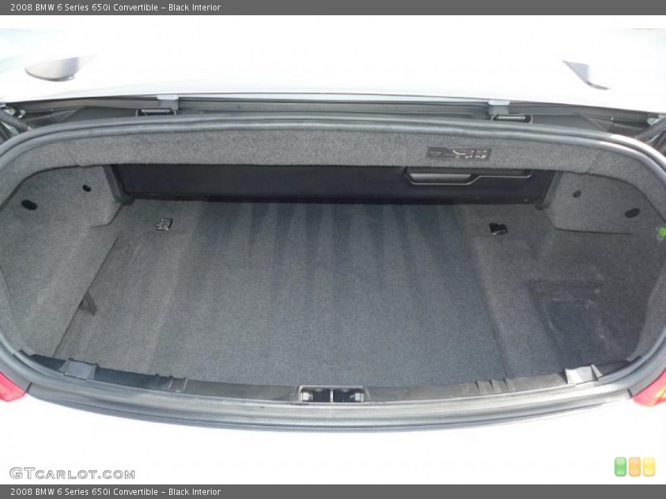 Black Interior Trunk for the 2008 BMW 6 Series 650i Convertible #40181754