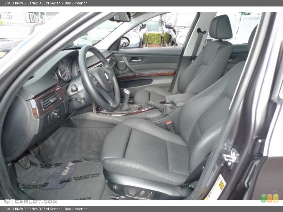 Black Interior Photo for the 2008 BMW 3 Series 335xi Sedan #40182290