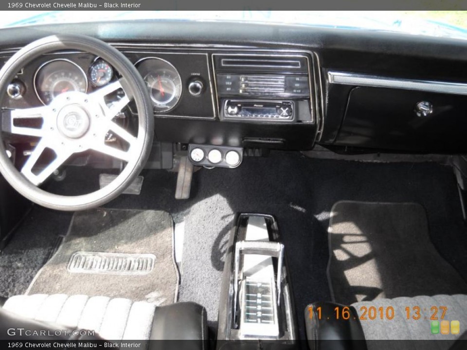 Black Interior Dashboard for the 1969 Chevrolet Chevelle Malibu #40184578