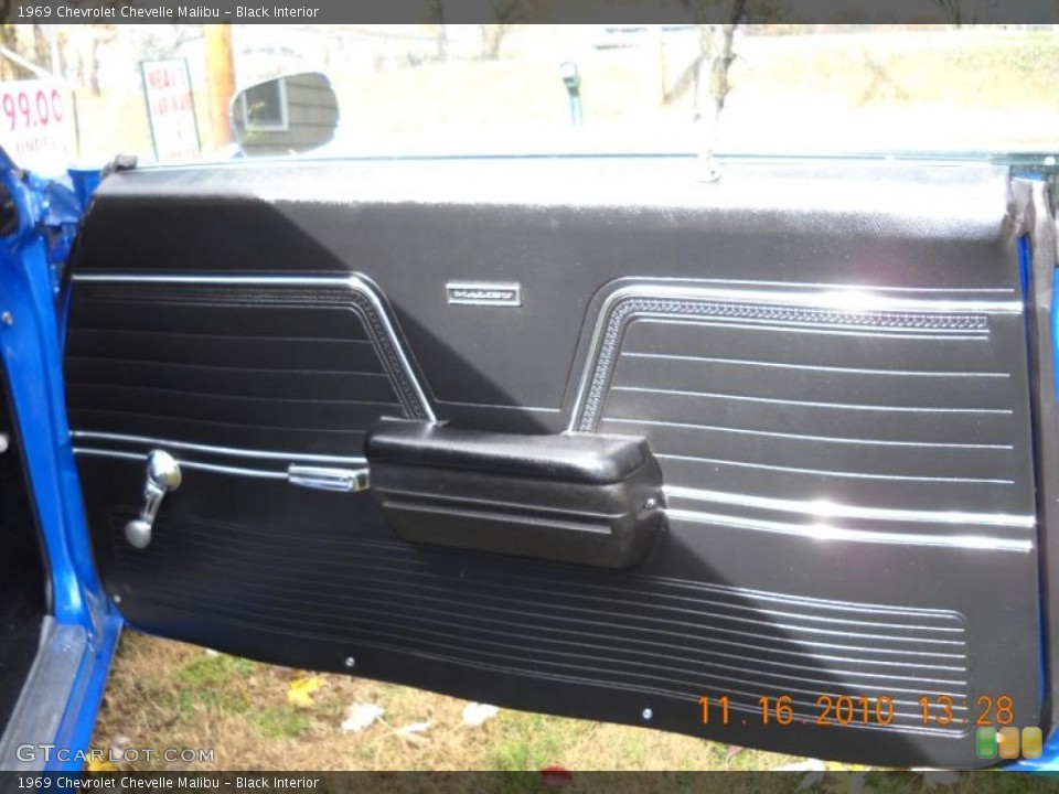 Black Interior Door Panel for the 1969 Chevrolet Chevelle Malibu #40185020