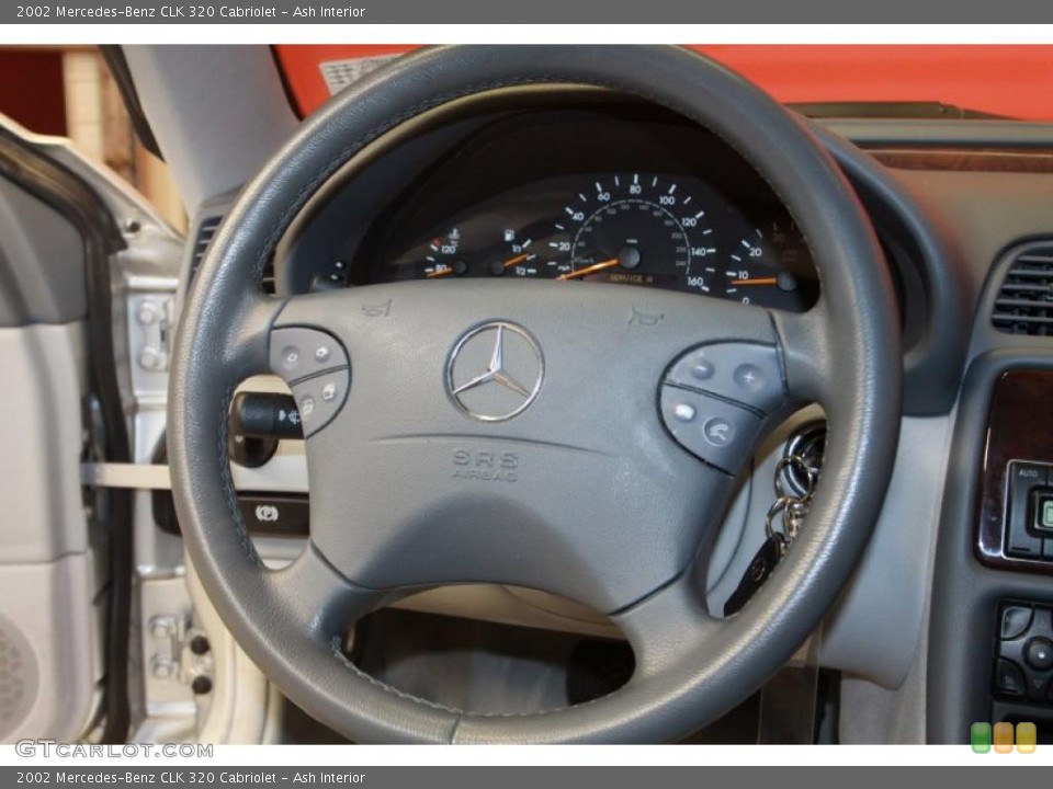 Ash Interior Steering Wheel for the 2002 Mercedes-Benz CLK 320 Cabriolet #40185576