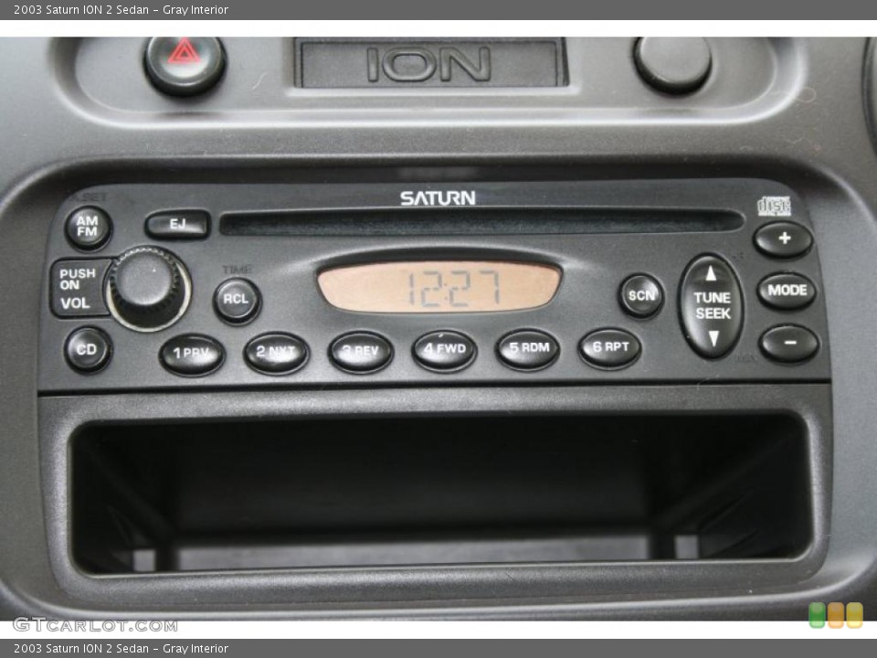 Gray Interior Controls for the 2003 Saturn ION 2 Sedan #40187743
