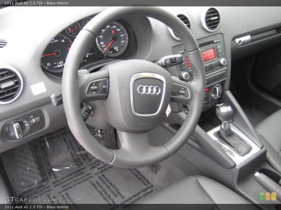 Black Interior Prime Interior for the 2011 Audi A3 2.0 TDI #40187827