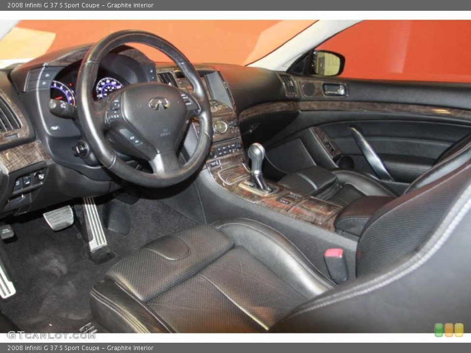 Graphite Interior Photo for the 2008 Infiniti G 37 S Sport Coupe #40188599