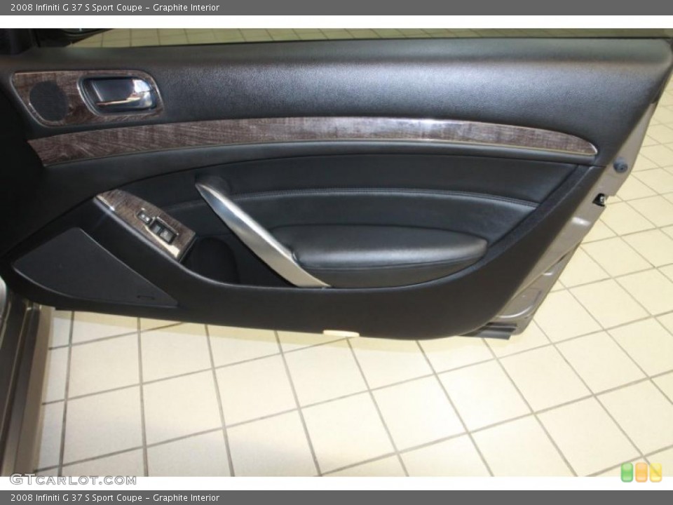 Graphite Interior Door Panel for the 2008 Infiniti G 37 S Sport Coupe #40188715