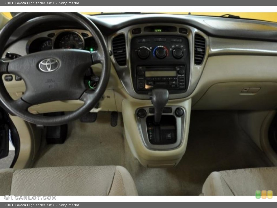 Ivory Interior Dashboard for the 2001 Toyota Highlander 4WD #40190195