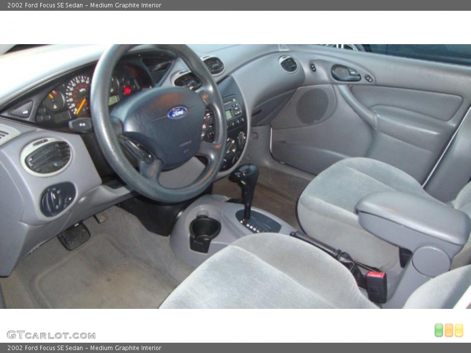Medium Graphite Interior Prime Interior for the 2002 Ford Focus SE Sedan #40191263