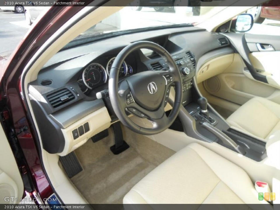 Parchment Interior Prime Interior for the 2010 Acura TSX V6 Sedan #40193615