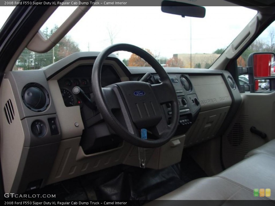 Camel Interior Dashboard for the 2008 Ford F550 Super Duty XL Regular Cab Dump Truck #40195991