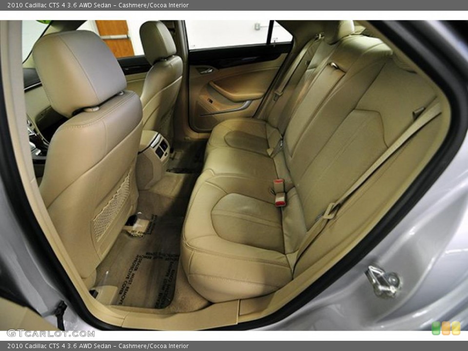 Cashmere/Cocoa Interior Photo for the 2010 Cadillac CTS 4 3.6 AWD Sedan #40196751