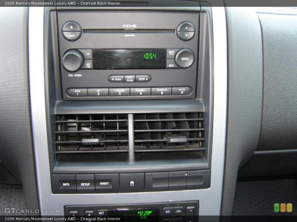 Charcoal Black Interior Controls for the 2006 Mercury Mountaineer Luxury AWD #40197292