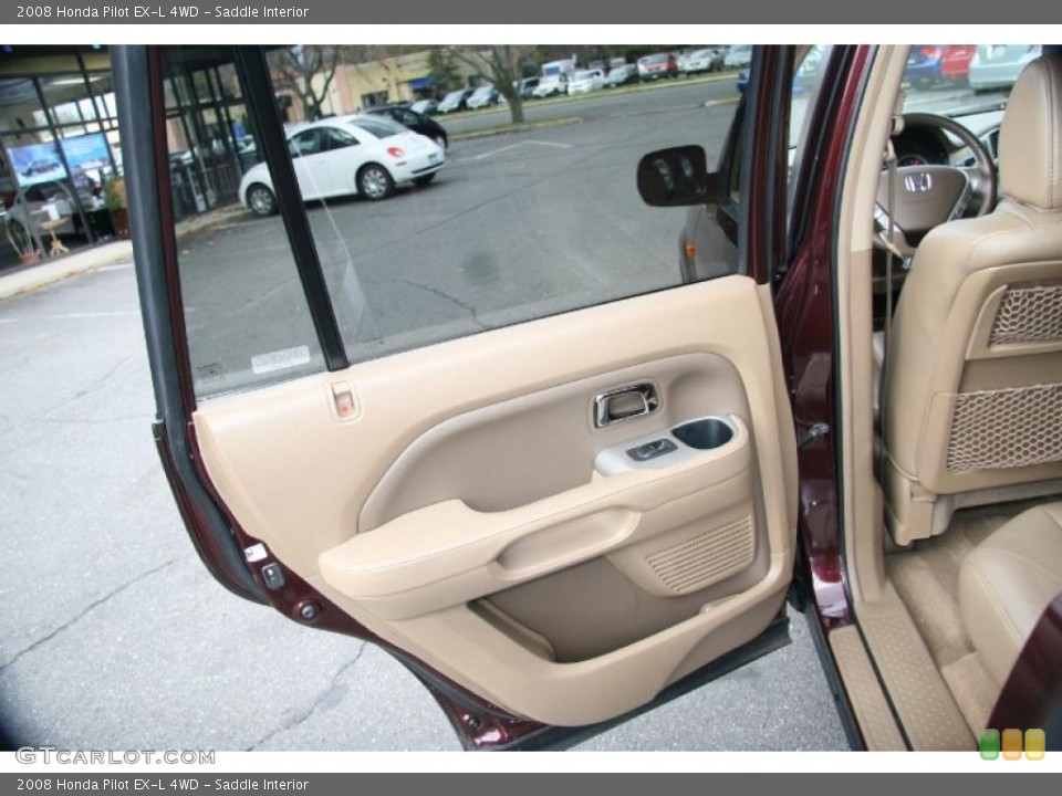 Saddle Interior Door Panel for the 2008 Honda Pilot EX-L 4WD #40200940
