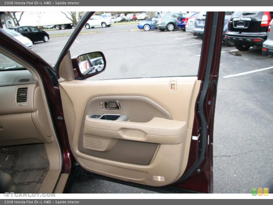 Saddle Interior Door Panel for the 2008 Honda Pilot EX-L 4WD #40200972