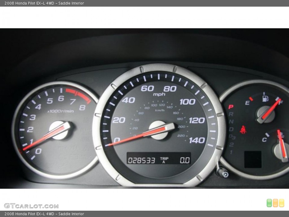 Saddle Interior Gauges for the 2008 Honda Pilot EX-L 4WD #40201092