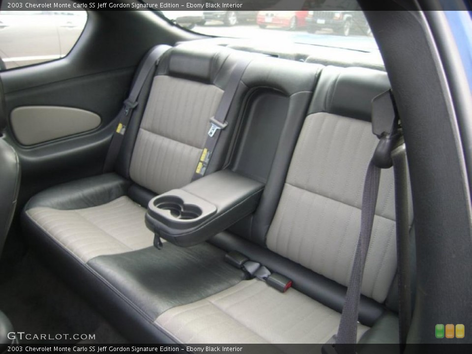 Ebony Black Interior Photo for the 2003 Chevrolet Monte Carlo SS Jeff Gordon Signature Edition #40203720