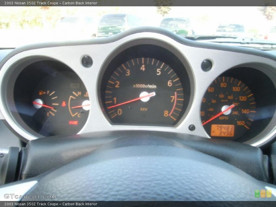 Carbon Black Interior Gauges for the 2003 Nissan 350Z Track Coupe #40204276