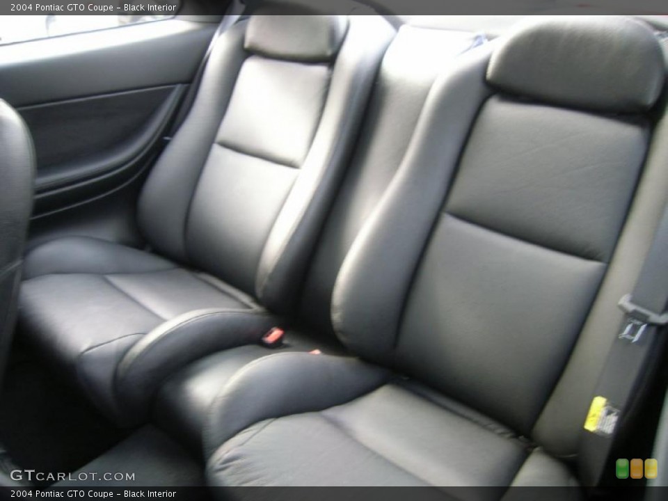 Black Interior Photo for the 2004 Pontiac GTO Coupe #40204504