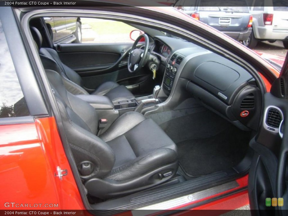 Black Interior Photo for the 2004 Pontiac GTO Coupe #40204536