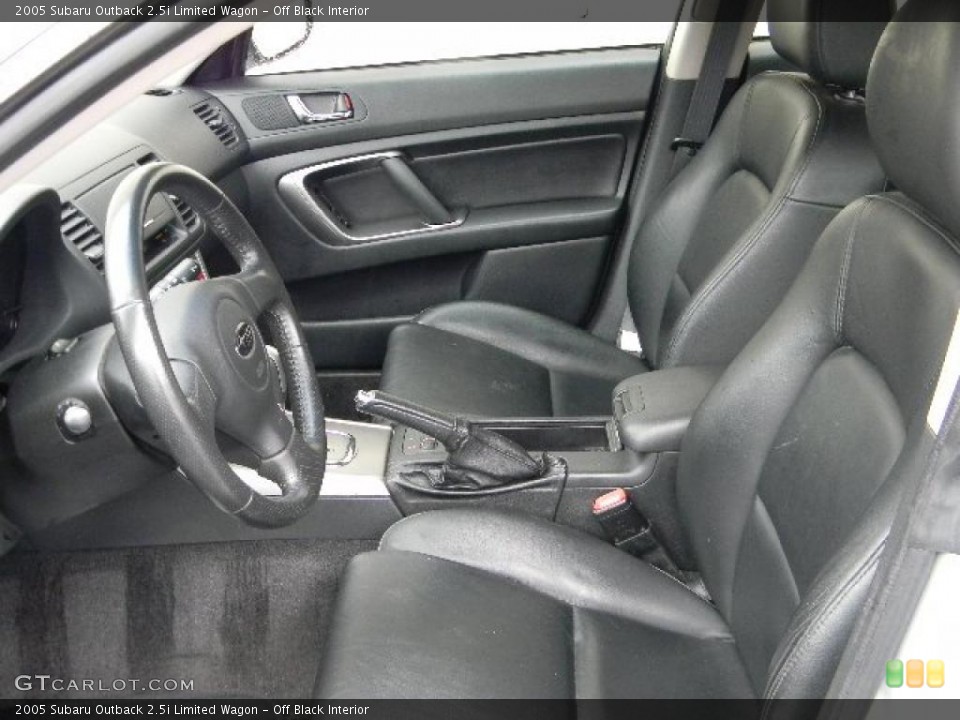 Off Black Interior Photo for the 2005 Subaru Outback 2.5i Limited Wagon #40206732