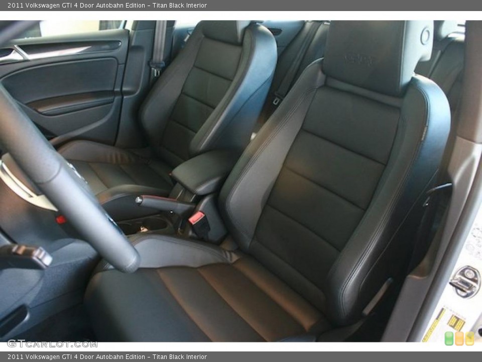 Titan Black Interior Photo for the 2011 Volkswagen GTI 4 Door Autobahn Edition #40207580