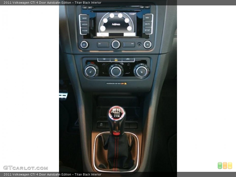Titan Black Interior Transmission for the 2011 Volkswagen GTI 4 Door Autobahn Edition #40207600