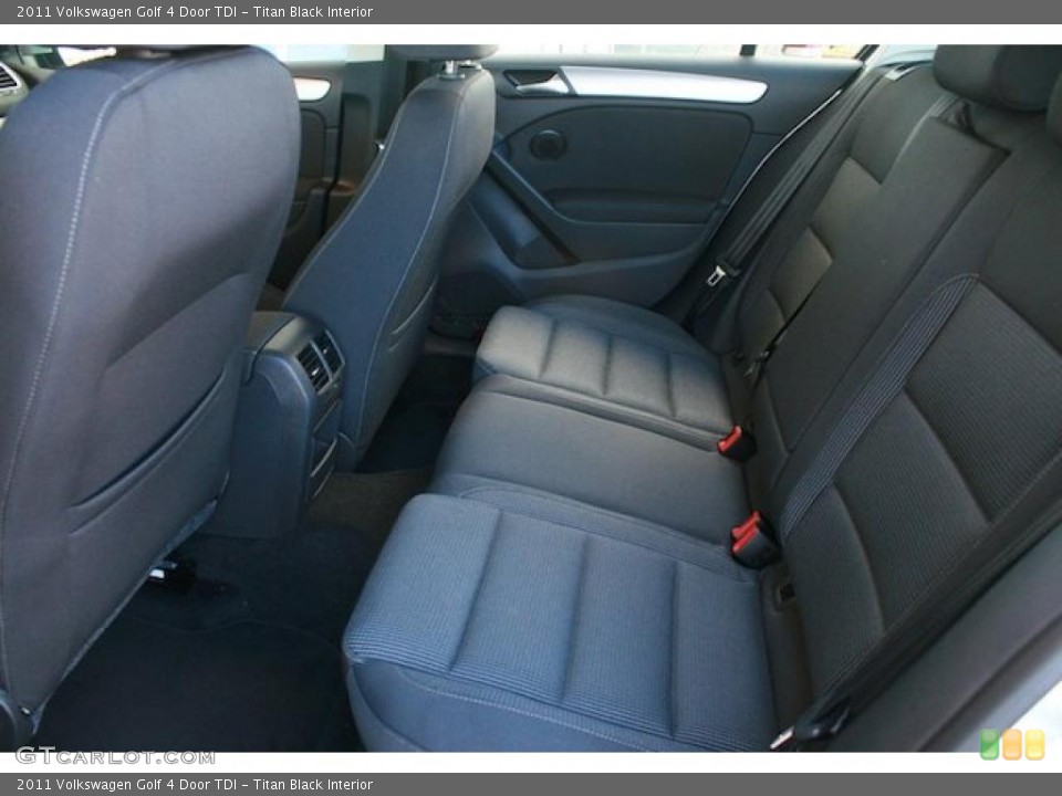 Titan Black Interior Photo for the 2011 Volkswagen Golf 4 Door TDI #40207792