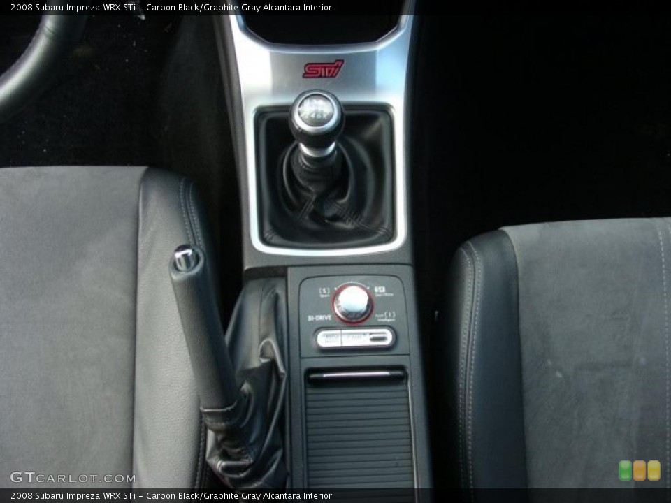 Carbon Black/Graphite Gray Alcantara Interior Transmission for the 2008 Subaru Impreza WRX STi #40207796
