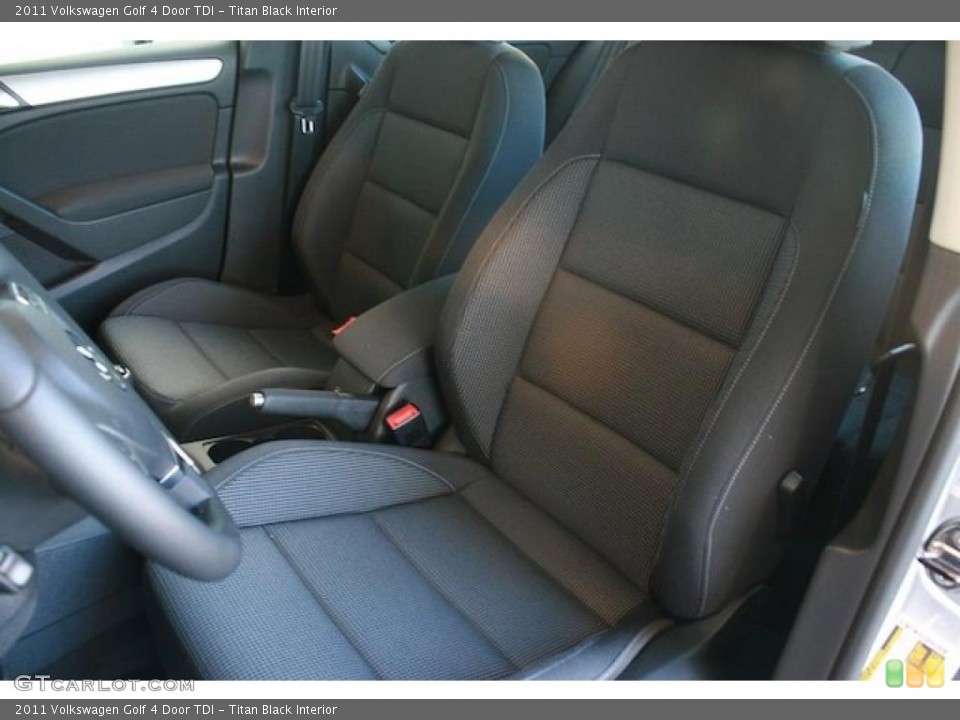 Titan Black Interior Photo for the 2011 Volkswagen Golf 4 Door TDI #40207936