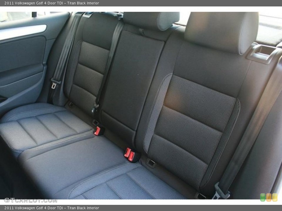Titan Black Interior Photo for the 2011 Volkswagen Golf 4 Door TDI #40207981