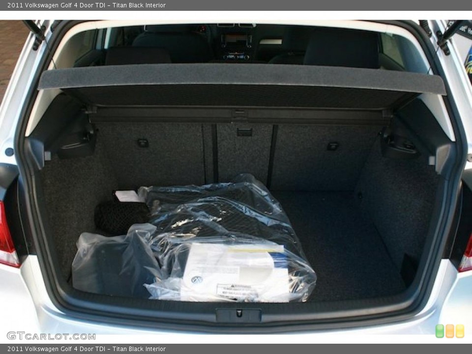 Titan Black Interior Trunk for the 2011 Volkswagen Golf 4 Door TDI #40207996