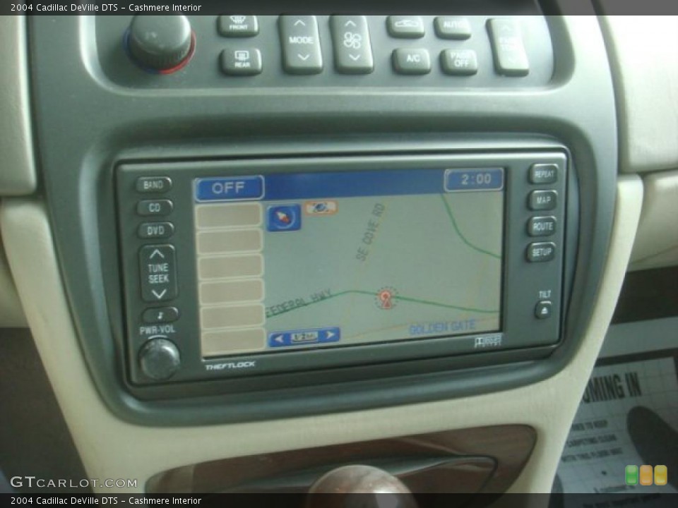 Cashmere Interior Navigation for the 2004 Cadillac DeVille DTS #40212949