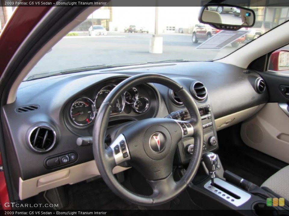 Ebony/Light Titanium Interior Prime Interior for the 2009 Pontiac G6 V6 Sedan #40216097