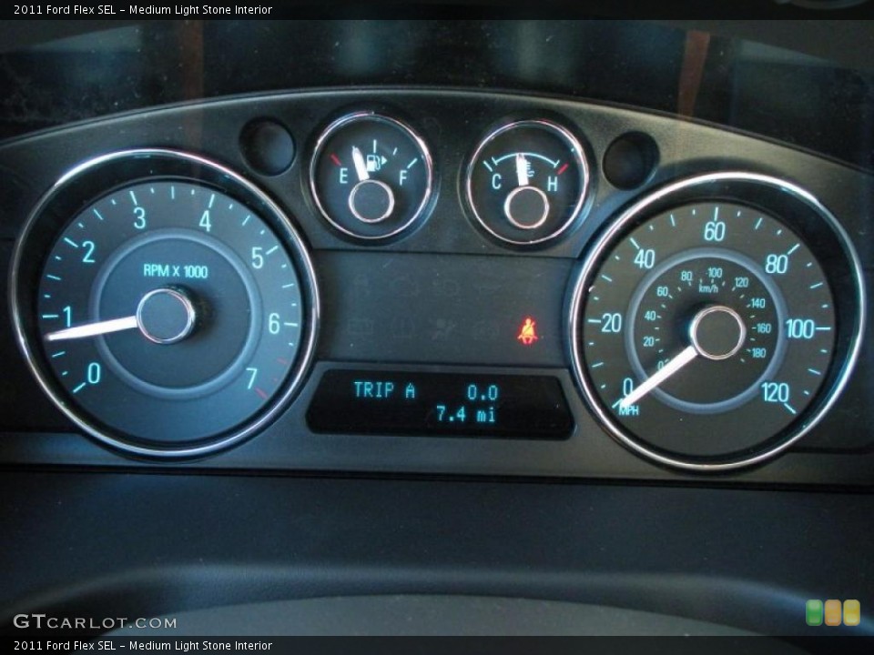 Medium Light Stone Interior Gauges for the 2011 Ford Flex SEL #40219934