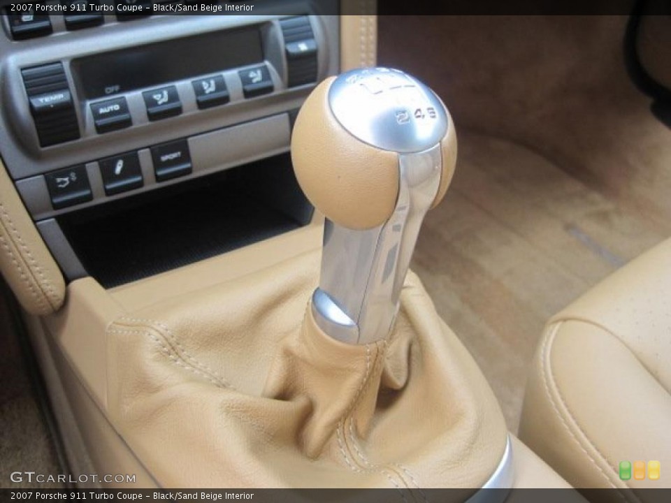 Black/Sand Beige Interior Transmission for the 2007 Porsche 911 Turbo Coupe #40220250