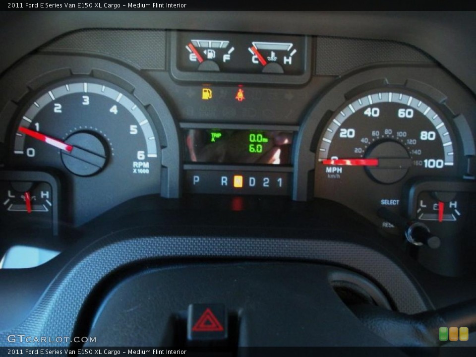 Medium Flint Interior Gauges for the 2011 Ford E Series Van E150 XL Cargo #40220334