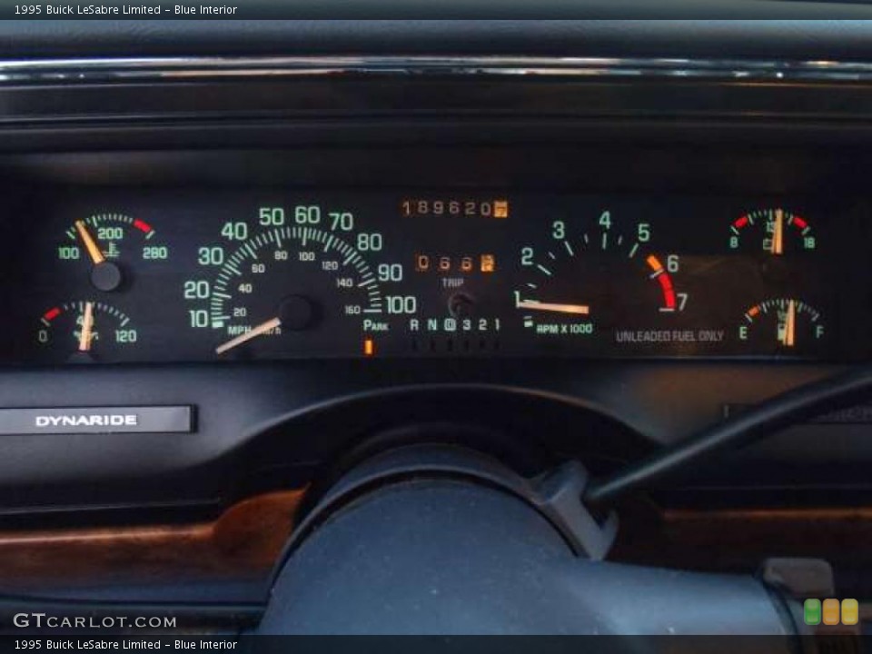 Blue Interior Gauges for the 1995 Buick LeSabre Limited #40220730