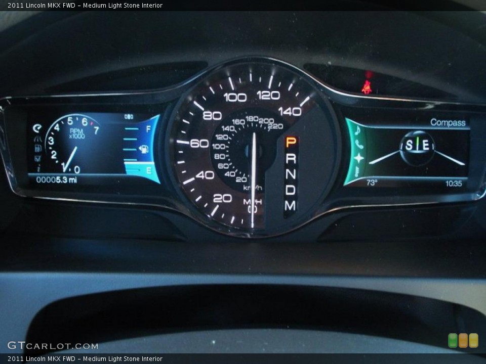 Medium Light Stone Interior Gauges for the 2011 Lincoln MKX FWD #40221522