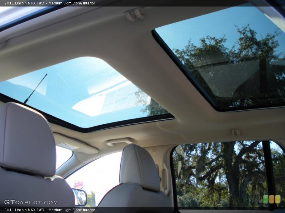 Medium Light Stone Interior Sunroof for the 2011 Lincoln MKX FWD #40221554