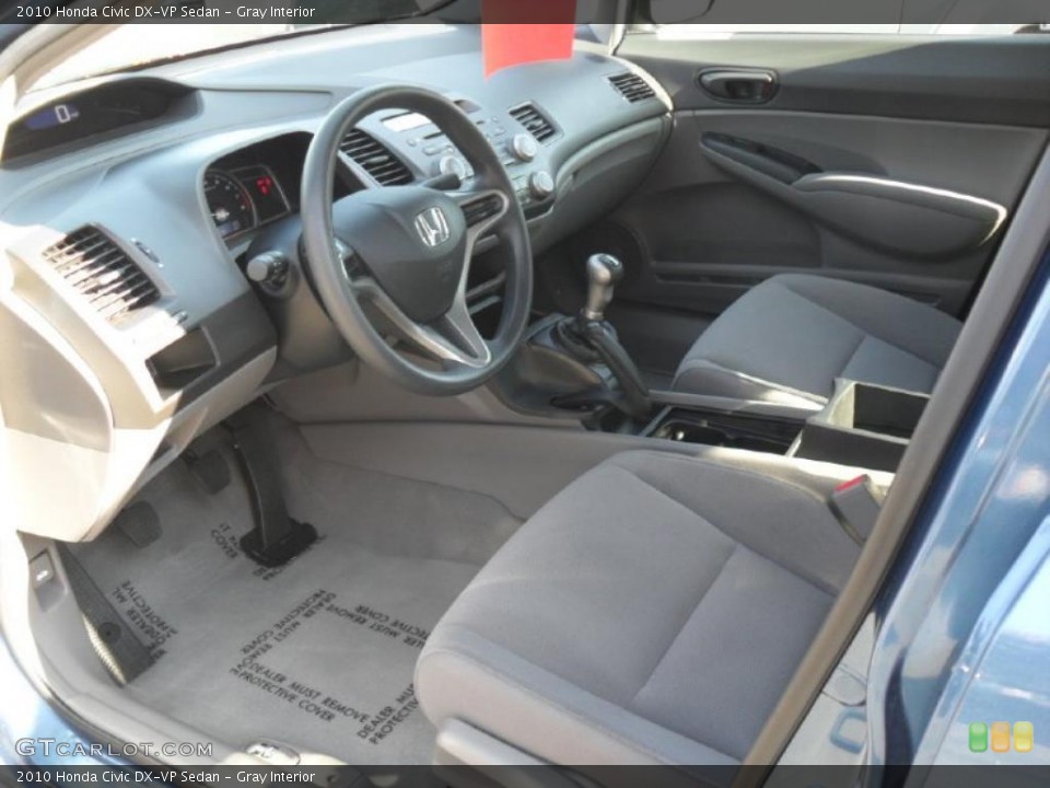 Gray Interior Photo for the 2010 Honda Civic DX-VP Sedan #40221918