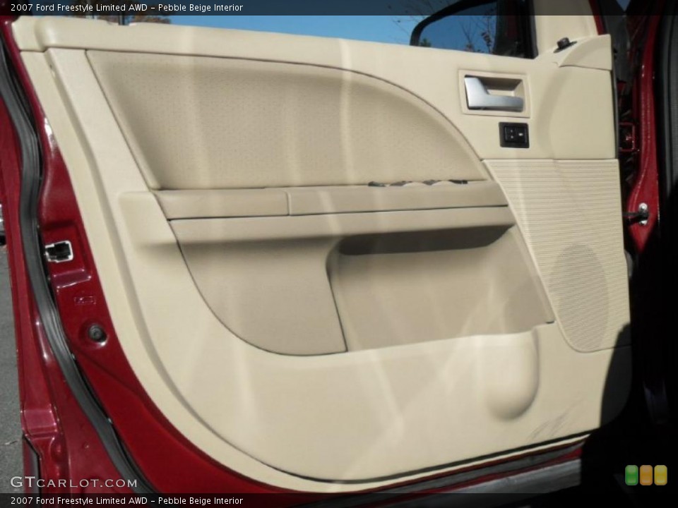 Pebble Beige Interior Door Panel for the 2007 Ford Freestyle Limited AWD #40222376